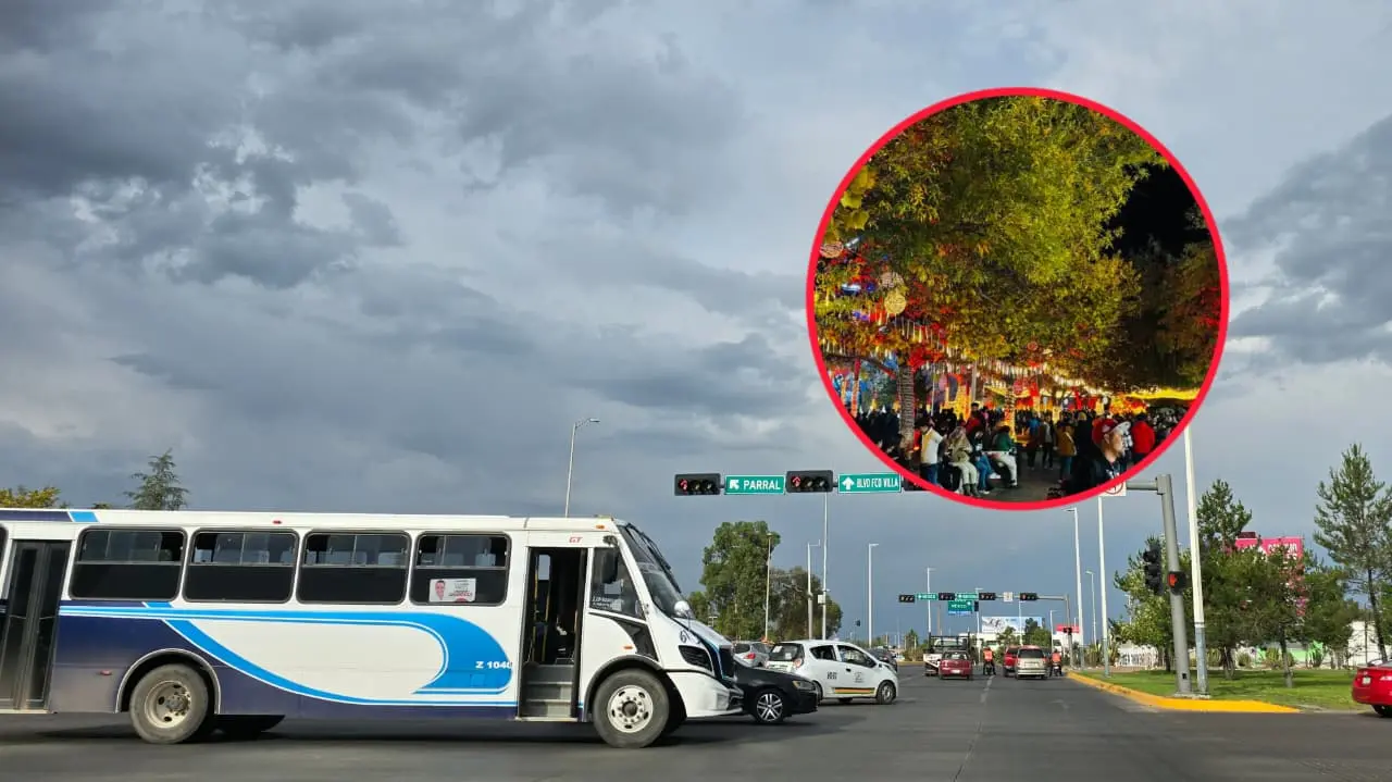 Conoce cuales serán las rutas de autobús que la Feria Navideña 2025 tendrá de forma gratuita.| Foto. Gerardo Lares/ Feria Nacional Francisco Villa Durango