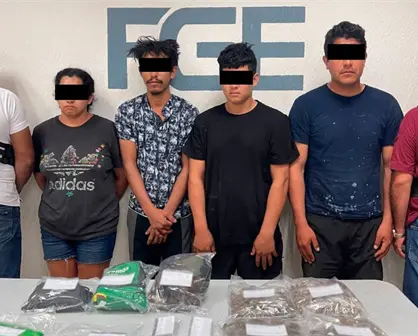 Detienen a 4 personas por narcomenudeo en Puerto Morelos, Quintana Roo: los relacionan con grupo criminal