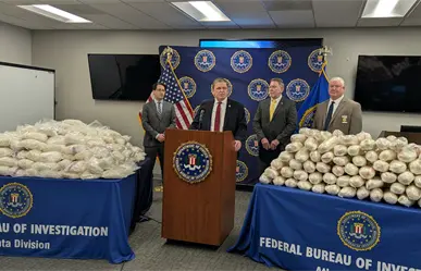 Mexicano es detenido en Georgia por tráfico de 719 kilos de metanfetamina ocultos entre moras