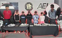 Detienen a presuntos integrantes de grupo delictivo en operativo al sur de Monterrey Detienen a presuntos integrantes de grupo delictivo en operativo al sur de Monterrey