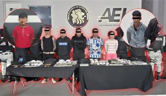 Detienen a presuntos integrantes de grupo delictivo en operativo al sur de Monterrey