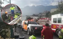 Trabajadores caen desde cuatro metros de altura en obra de San Pedro; tres resultan lesionados Trabajadores caen desde cuatro metros de altura en obra de San Pedro; tres resultan lesionados