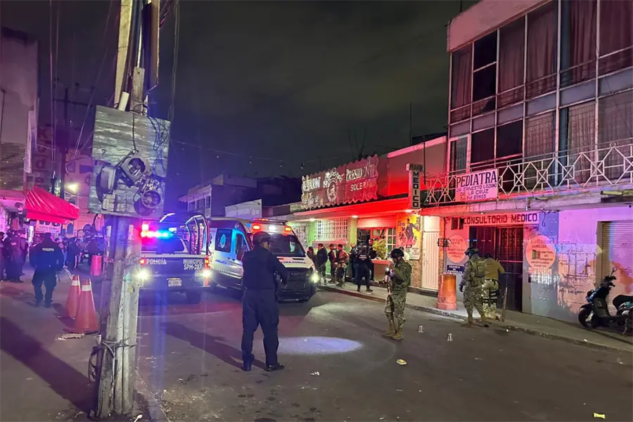 Balacera en bar “La Europea” deja dos fallecidos en Los Reyes, La Paz, Edomex