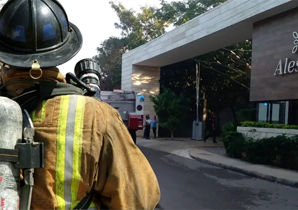 SSP atiende incendio en vivienda del fraccionamiento Alessia, en Mérida