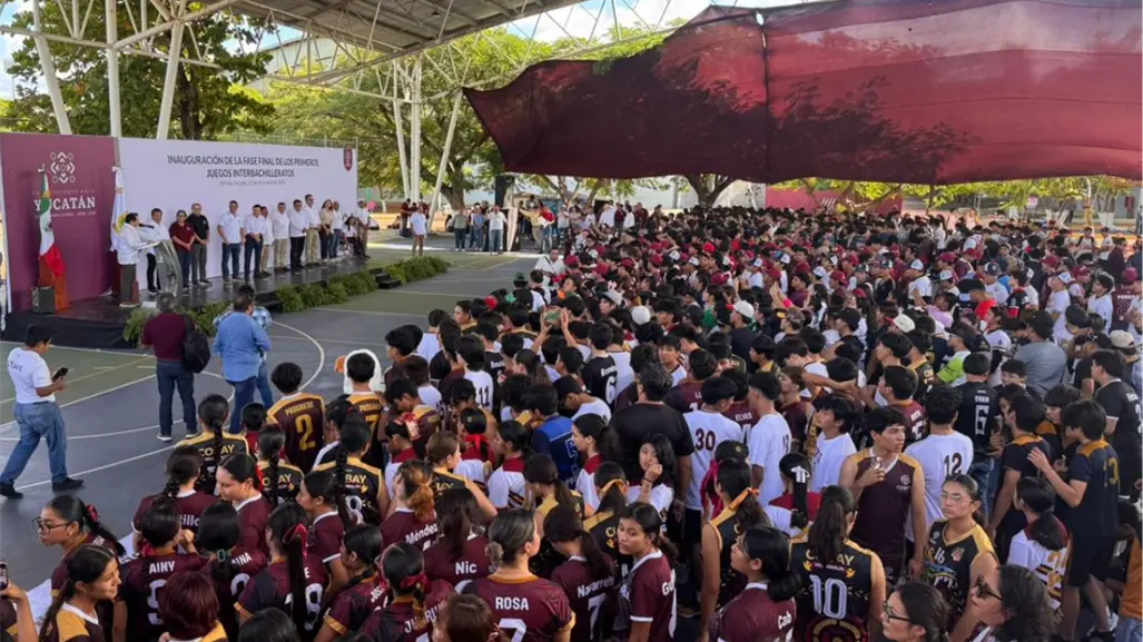 Yucatán impulsa el deporte juvenil con los primeros Juegos Inter Bachilleratos