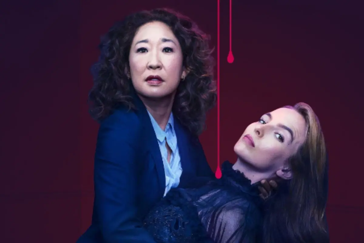 Sandra Oh y Jodie Colmer protagonizan el thriller de cuatro temporadas Killing Eve. FOTO: CANVA/Netflix/IMDb