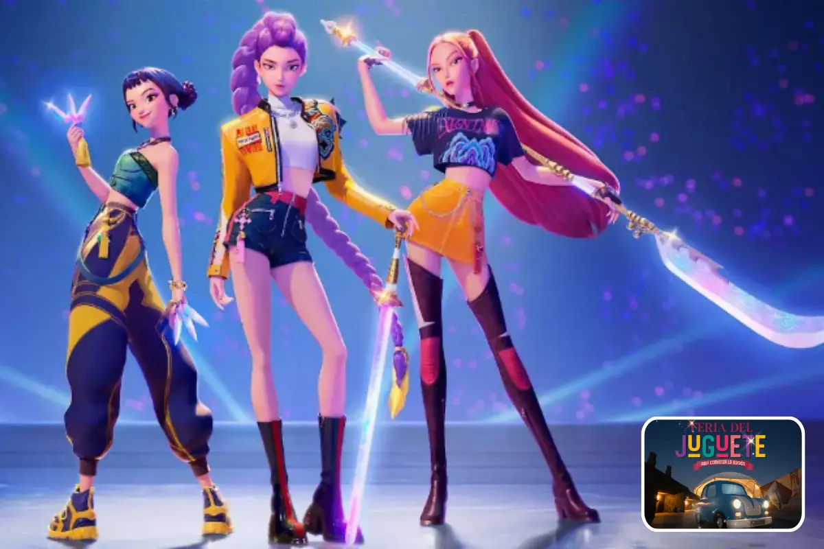 Las Guerreras K-Pop en la Feria del Juguete 2026 en Pachuca, ¿cuánto cuestan los boletos? Foto: Netflix | Feria del Juguete 2026 | Canva