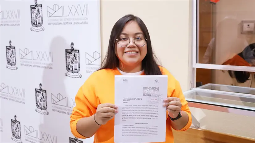 Marisol González en la oficialí de partes/Foto: Diego Ovalle