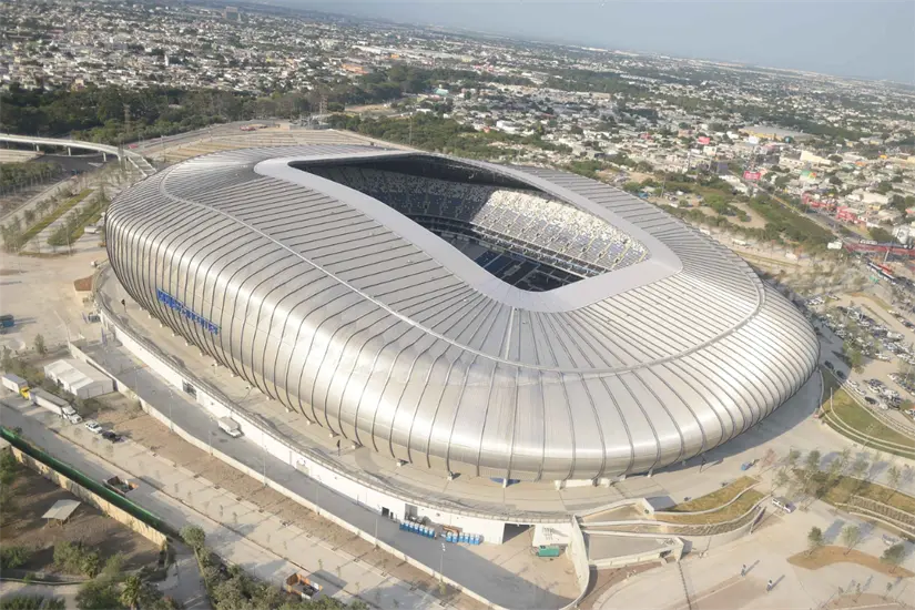 Estadio BBVA o Estadio Monterrey, sede mundialista en México. Foto: Wikipedia