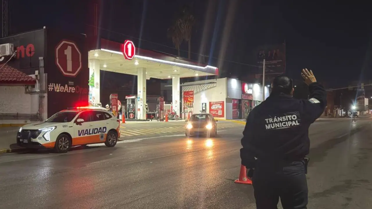 El propósito de dicha medida es evitar accidentes, daños materiales y pérdidas humanas, especialmente en fechas donde la movilidad aumenta a niveles históricos./ Foto: Dirección de Tránsito y Vialidad de Torreón