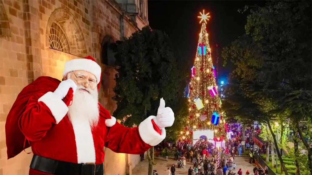 Toluca reubica puntos de fotos navideñas con Santa Claus y Reyes Magos por obras en la Alameda