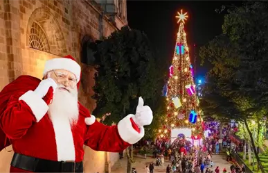 Toluca reubica puntos de fotos navideñas con Santa Claus y Reyes Magos por obras en la Alameda