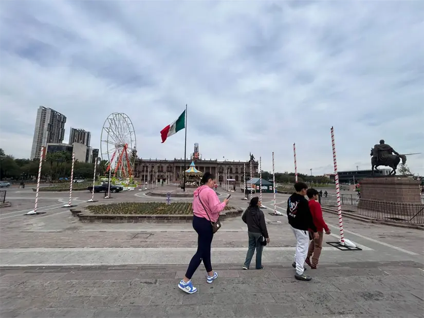 La Macro Navidad en Monterrey promete una celebración mágica para todos los que visiten la Macroplaza este próximo domingo. Foto: Rosy Sandoval