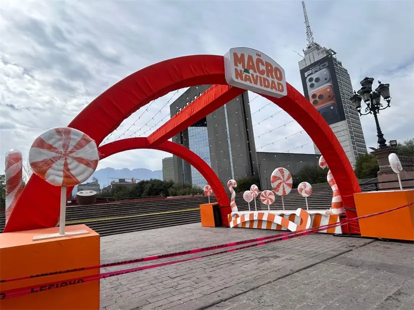 La Macro Navidad está a punto de iluminar Monterrey, creando una experiencia inolvidable para todos los que asistan. Foto: Rosy Sandoval