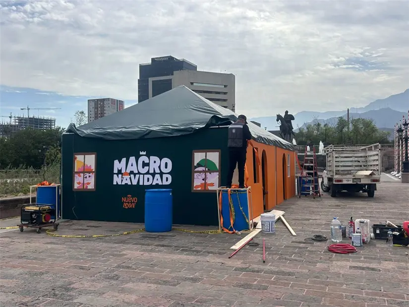 Con el acercamiento del domingo, Monterrey se alista para recibir la maravillosa Macro Navidad en la emblemática Macroplaza. Foto: Rosy Sandoval