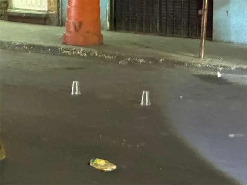 Indicios de la pelea en Los Reyes, La Paz. Foto: Especial