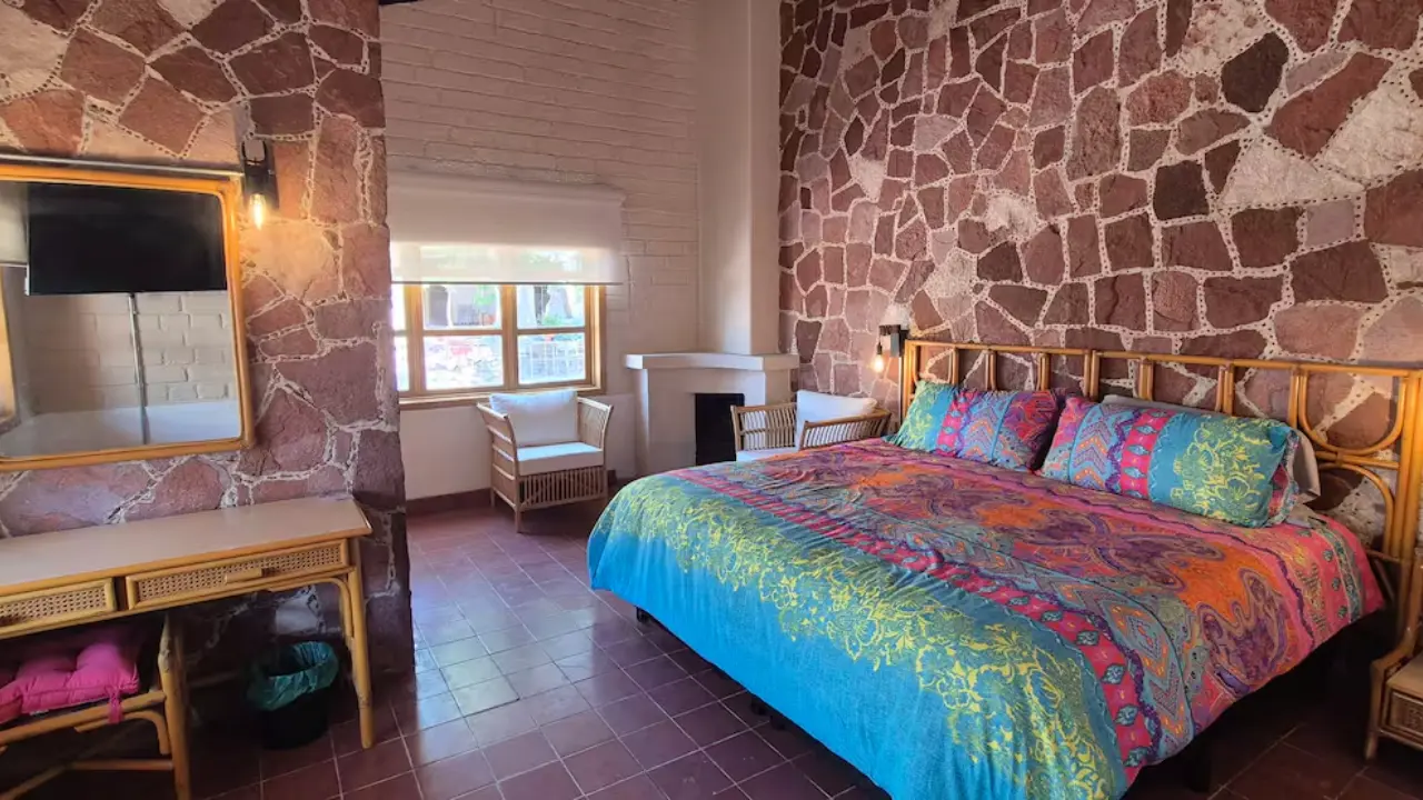 Linda cabaña cerca del Malecón de La Paz. Foto: Airbnb.