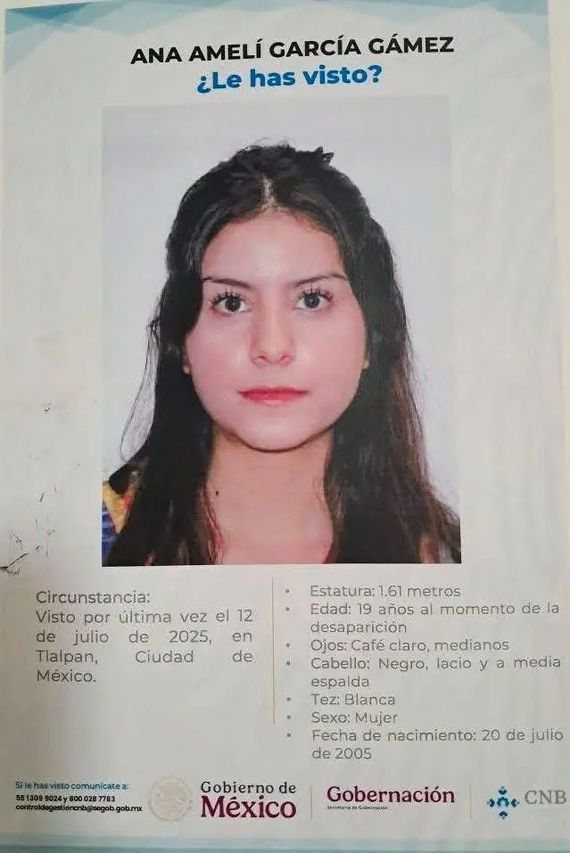 imagen recuadro Sin rastro de Ana Amelí: La familia exige respuestas tras 5 meses en el Ajusco. Foto: Especial