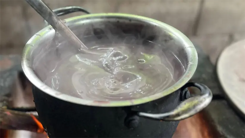 Atole de maíz de teja: Bebida decembrina con tradición y alto valor nutricional. FOTO | Facebook Jazmin vega fit