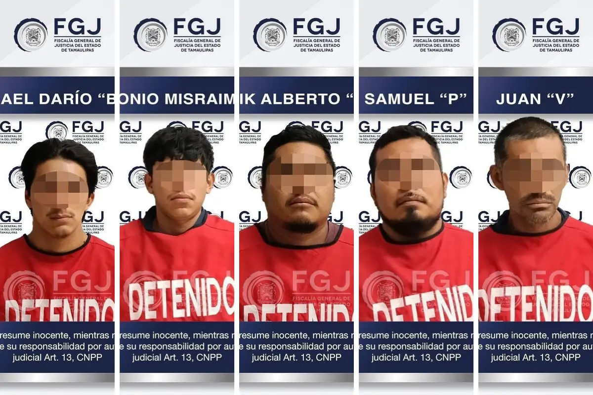 Cinco personas fueron vinculadas a proceso por el robo de fibra óptica en el sur de Tamaulipas. Foto: Axel Hassel