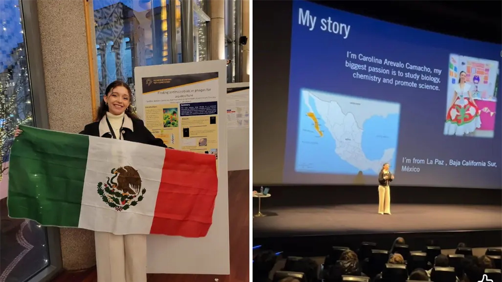 Sudcaliforniana presenta su proyecto científico en la Semana del Nobel en Estocolmo