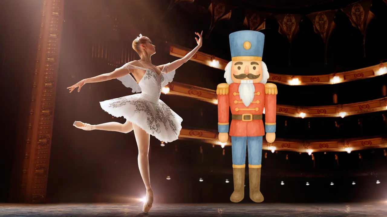 Bailarina de ballet con imagen de El Cascanueces por “El otro Cascanueces” en CDMX | Canva Pro