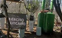 Aseguran laboratorio de droga sintética en Michoacán; decomisan 335 kg de metanfetamina Aseguran laboratorio de droga sintética en Michoacán; decomisan 335 kg de metanfetamina