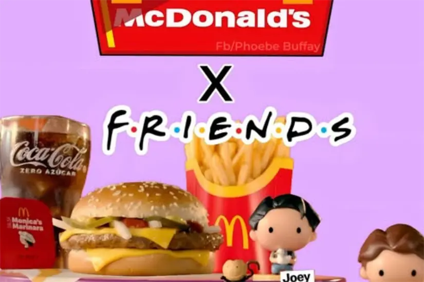 caja feliz Friends Foto: Facebook Phoebe Buffay