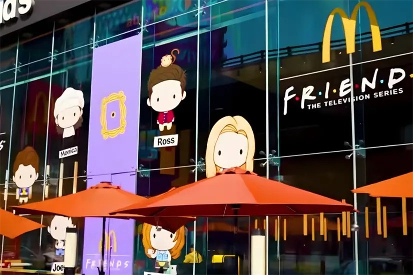 Mc Donald´s Friends Foto: Facebook Phoebe Buffay