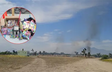 Destruyen 250 kilos de pirotecnia ilegal asegurada en Apodaca