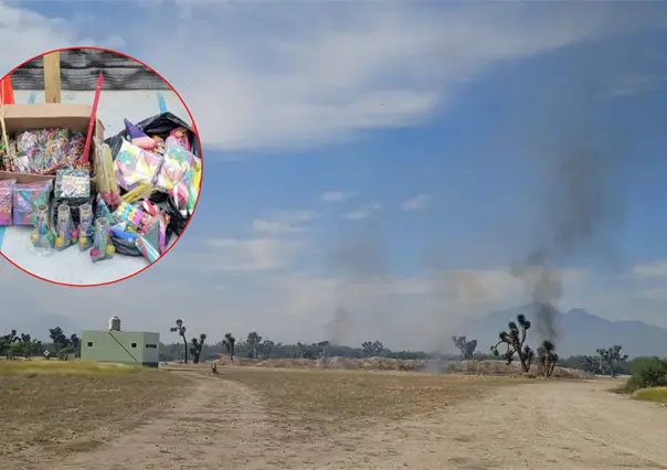 Destruyen 250 kilos de pirotecnia ilegal asegurada en Apodaca