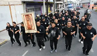 Policía de Monterrey renueva fe y gratitud con recorrido anual de Rosa de Plata