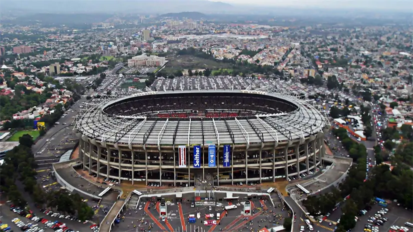 imagen recuadro Fachada del Estadio Azteca Foto: wallpaperaccess