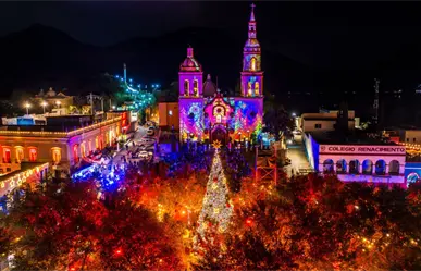 Así inició la temporada navideña en Santiago con el encendido del gran pino mágico