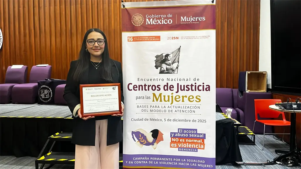Centro de Justicia para las Mujeres de NL renueva certificación nacional en la CDHCMX
