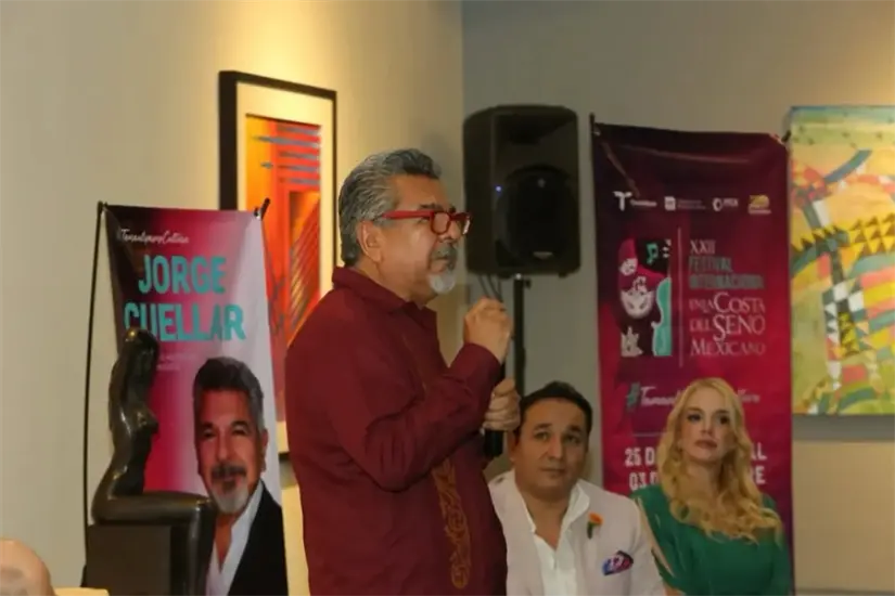 imagen recuadro Jorge Cuéllar Montoya, promotor cultural tamaulipeco. Foto: Daniel Espinoza