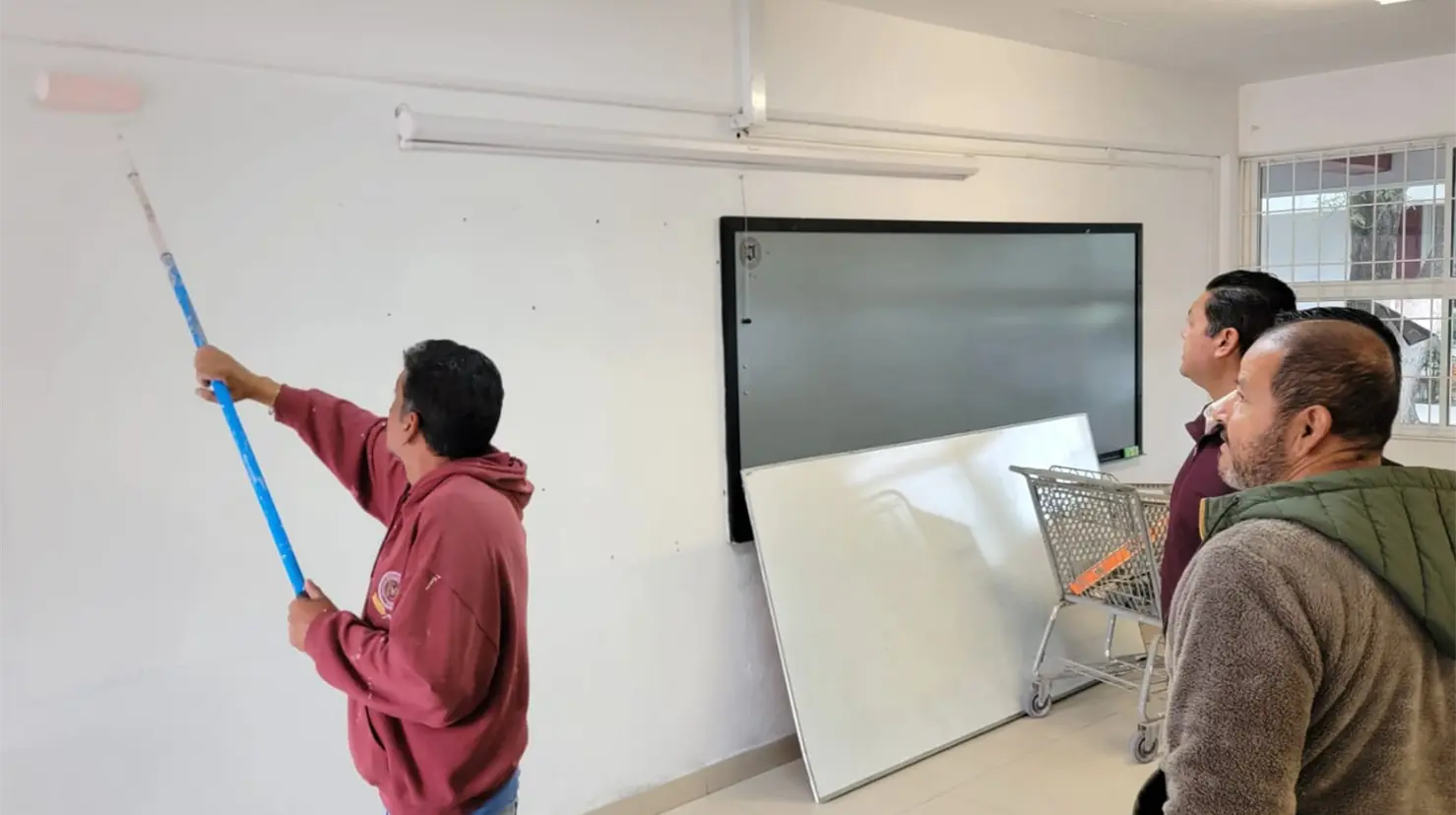 El ITD realiza labores de mantenimiento para atender las demandas de los estudiantes inconformes. | Foto: ITD.