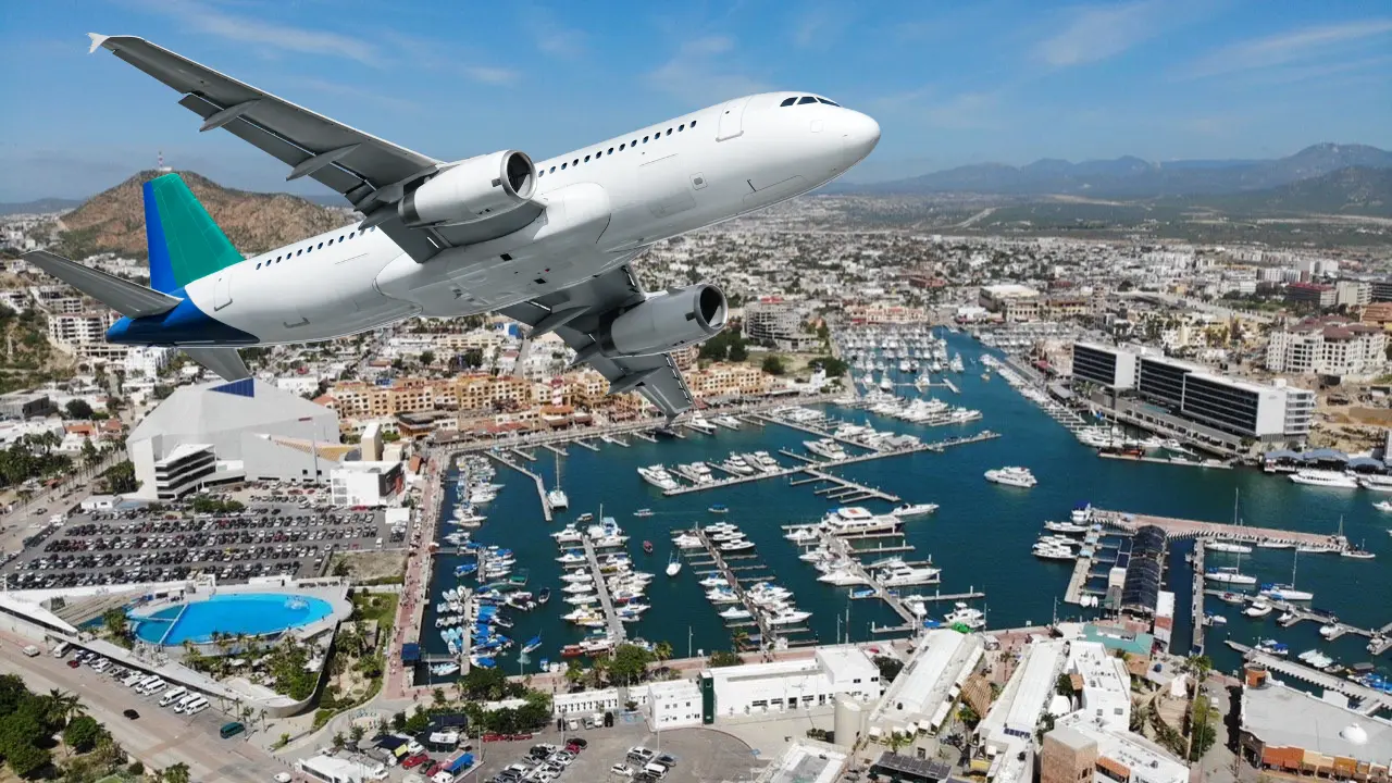 Los Cabos, desde una vista área panorámica. Foto: Gobierno de BCS | Canva.