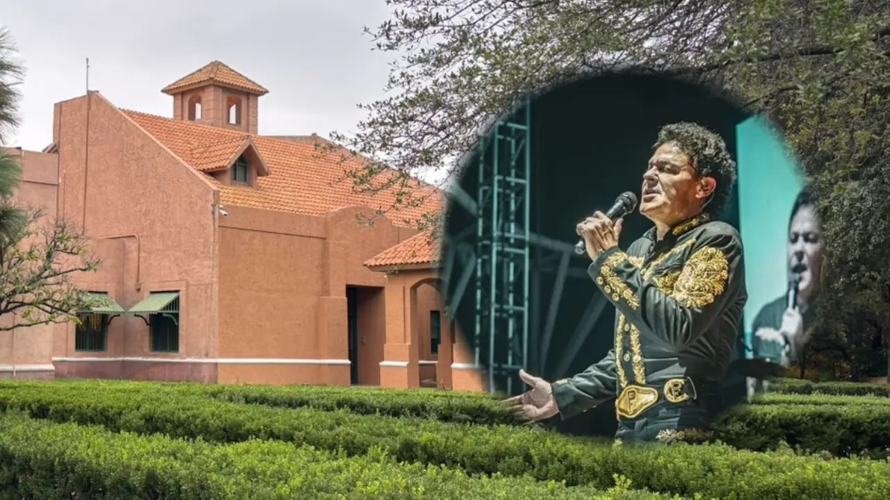 Facha de la Iglesia Reina de los Ángeles, el templo que será escenario de la serenata de Pedro Fernández este 11 de diciembre. Foto: POSTA I Instagram Pedro Fernández