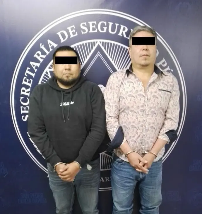 Los ahora detenidos Foto: Policía de San Pedro