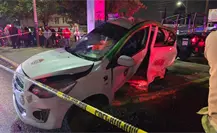 FOTOS | Muere taxista en impresionante choque al sur de Durango