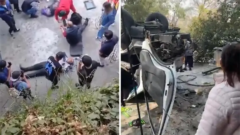 imagen recuadro Se investigan las causas del accidente y el estado de los tripulantes. Foto: X @Gposiadeoficial