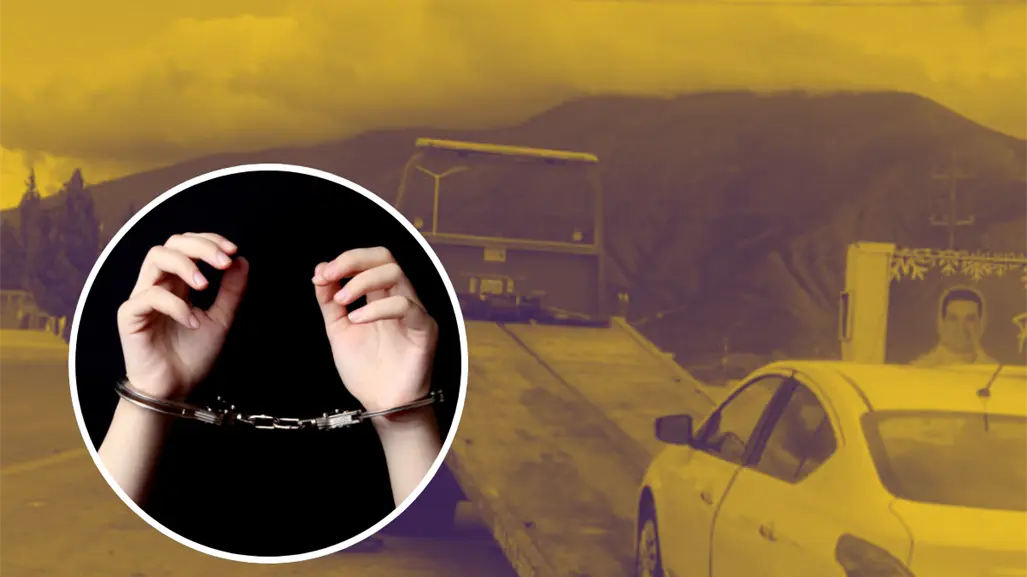 Arteaga: Policía detiene a joven que conducía auto con reporte de robo