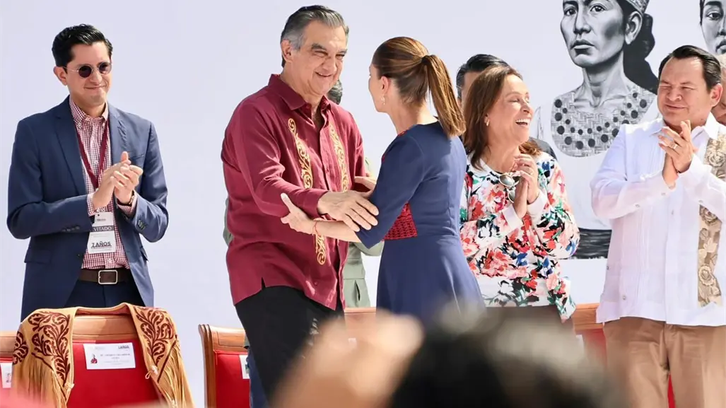 Claudia Sheinbaum celebra avances; Américo Villarreal destaca logros económicos para Tamaulipas