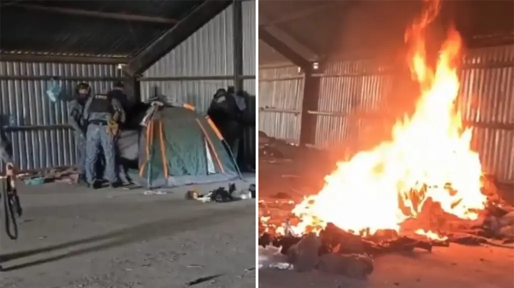 Localizan campamento del crimen organizado en Zacatecas; aseguran vehículo robado y equipo táctico