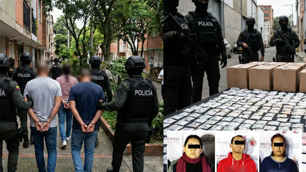 Caen 3 y aseguran 800 dosis de droga tras cateos simultáneos en Cuauhtémoc e Iztacalco