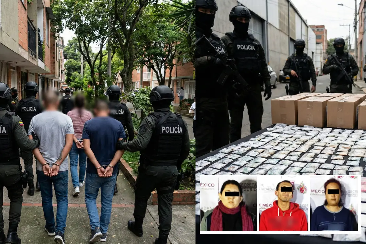 Fuerte operativo en CDMX; SSC y fuerzas federales aseguran droga en el norte de la capital. Foto: IA | SSC CDMX