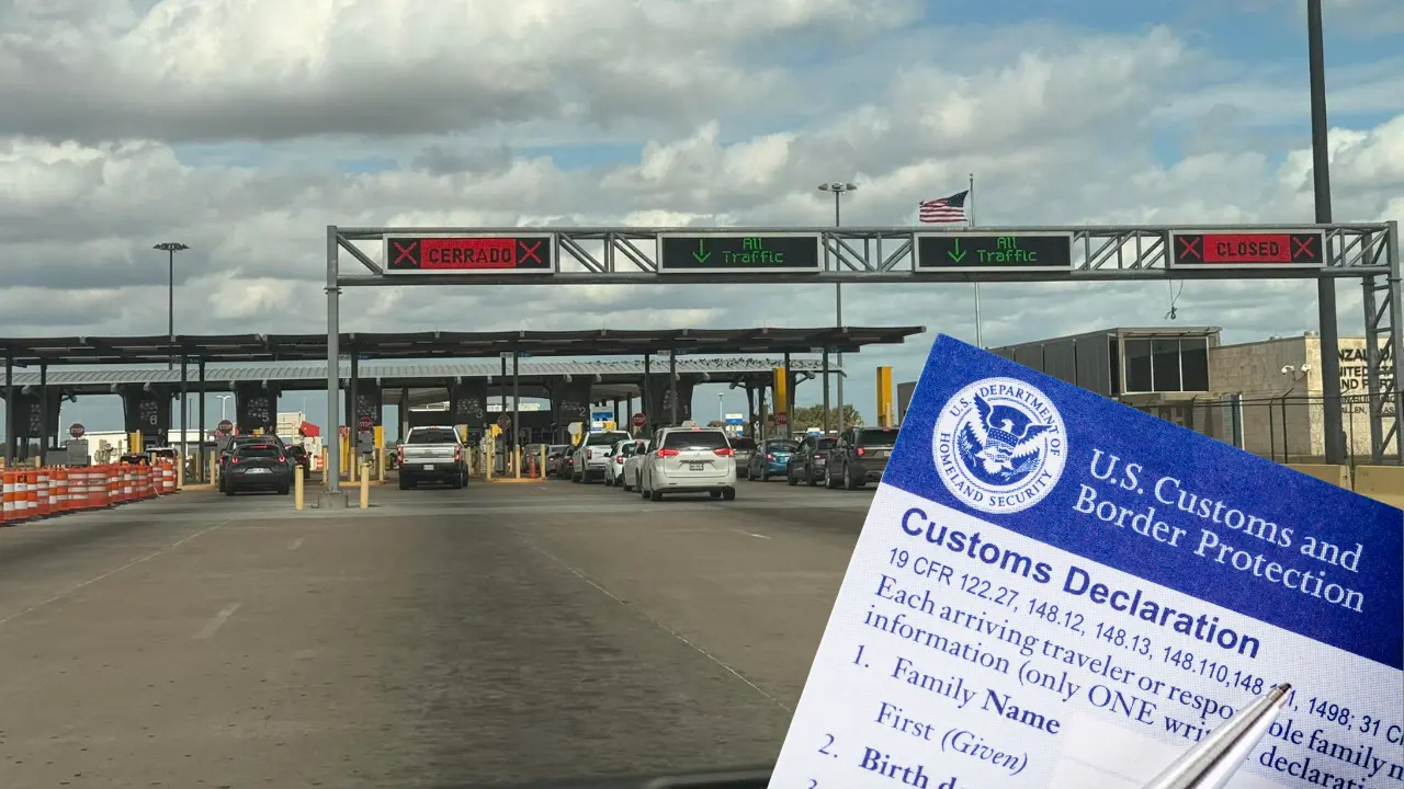 Evita multas conoce el máximo de efectivo permitido en puentes internacionales a EU. FOTO | POSTA | Canva