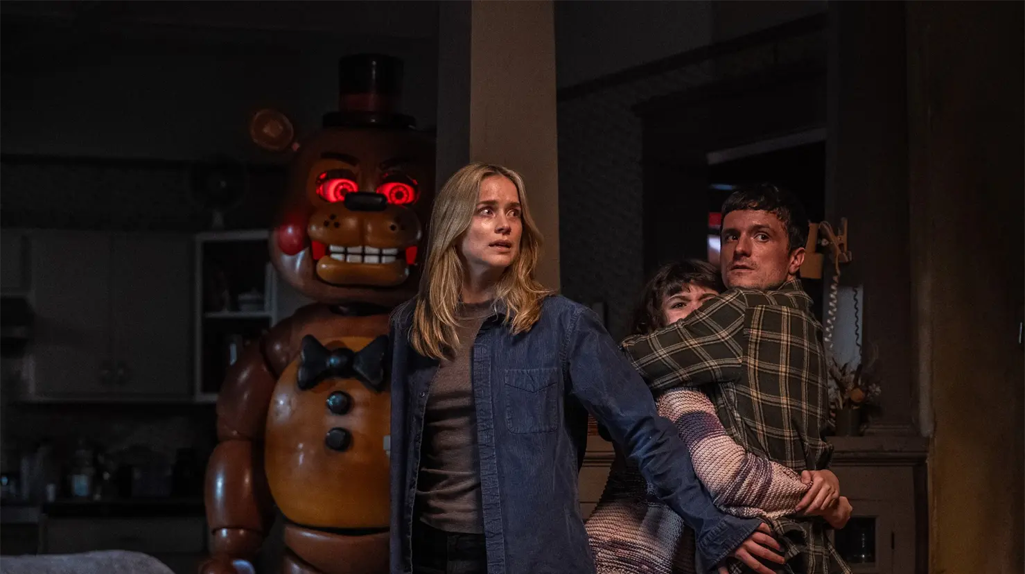 Josh Hutcherson, Piper Rubio y Elizabeth Leil encabezan el elenco de Five Nights At Freddys 2. Foto: Blumhouse / Universal Pictures