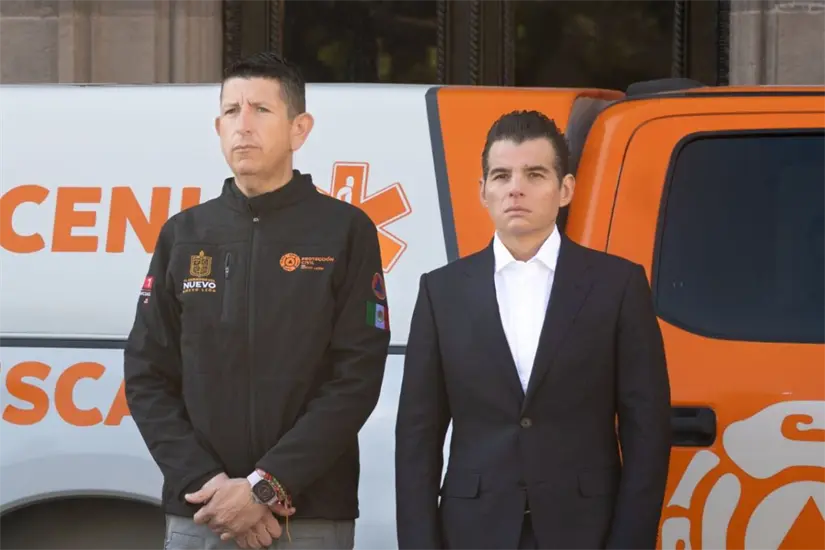 imagen recuadro La Administración Estatal destacó el despliegue operativo de Protección Civil de Nuevo León. Foto: Gobierno de Nuevo León